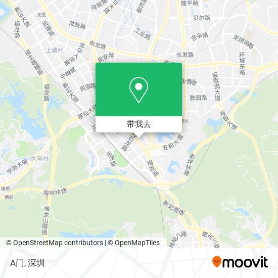 A门地图