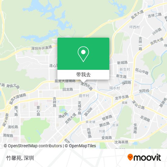 竹馨苑地图