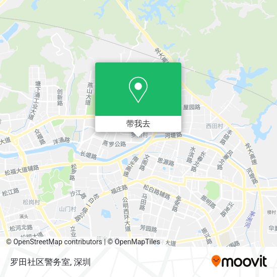 罗田社区警务室地图