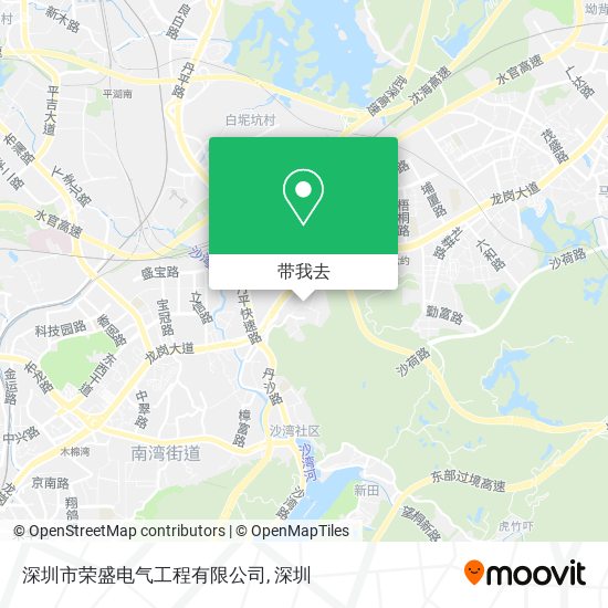 深圳市荣盛电气工程有限公司地图