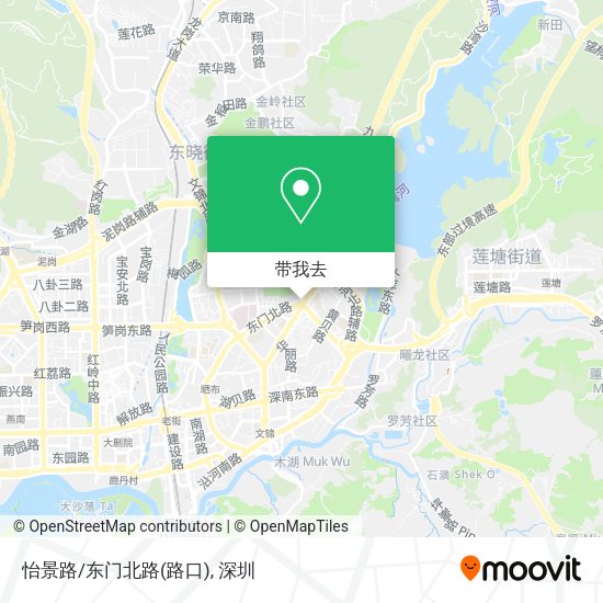 怡景路/东门北路(路口)地图