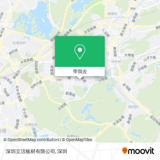 深圳立洁板材有限公司地图
