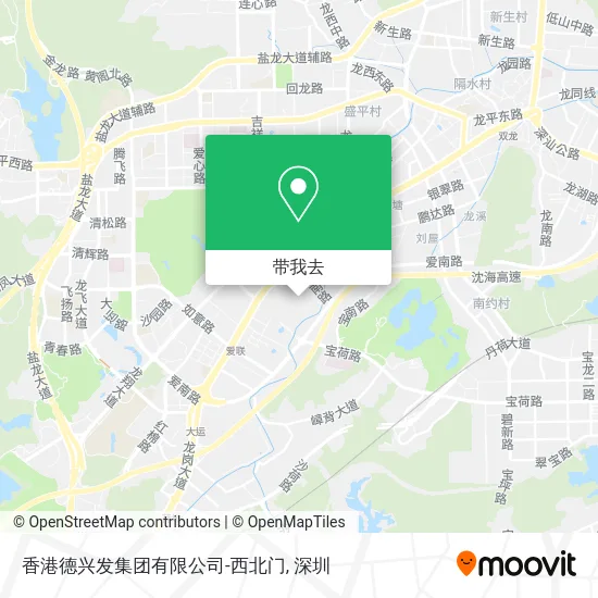 香港德兴发集团有限公司-西北门地图