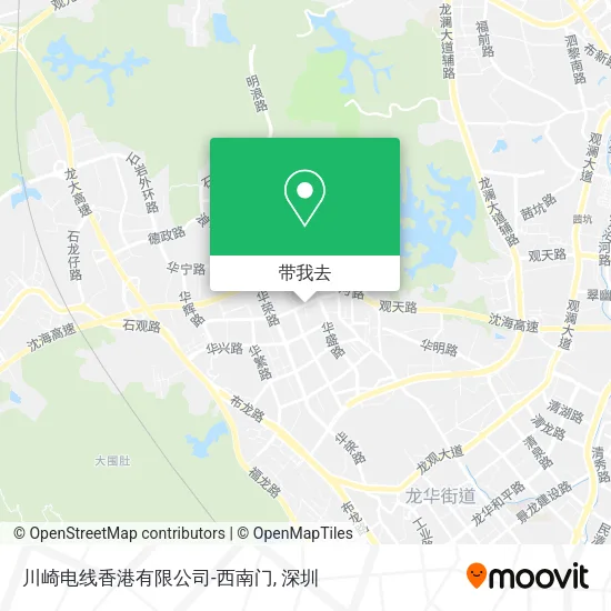 川崎电线香港有限公司-西南门地图