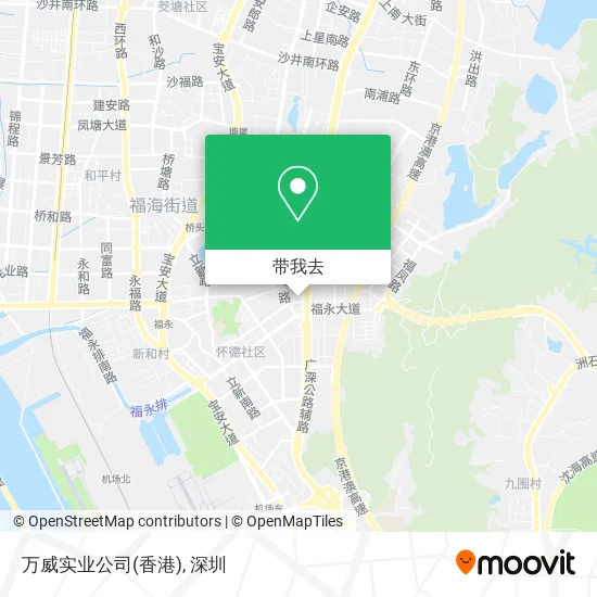万威实业公司(香港)地图