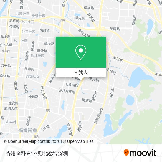 香港金科专业模具烧焊地图