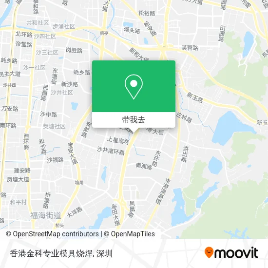 香港金科专业模具烧焊地图