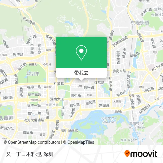 又一丁日本料理地图