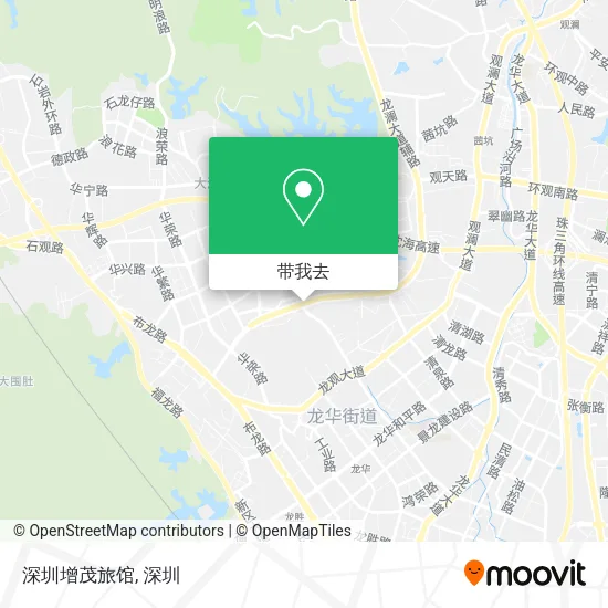 深圳增茂旅馆地图