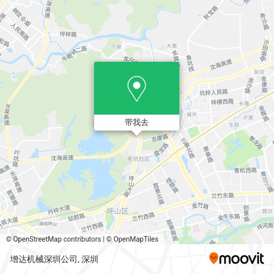 增达机械深圳公司地图