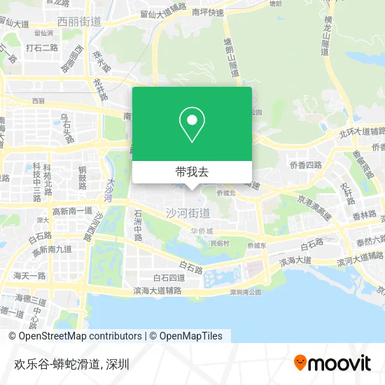 欢乐谷-蟒蛇滑道地图