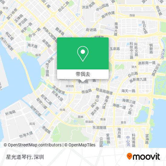 星光道琴行地图