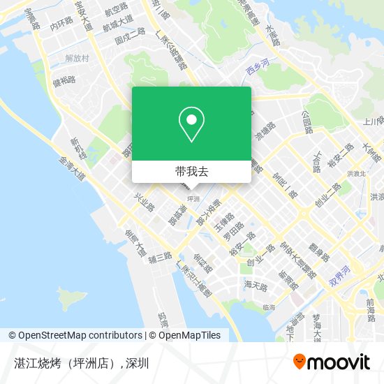 湛江烧烤（坪洲店）地图