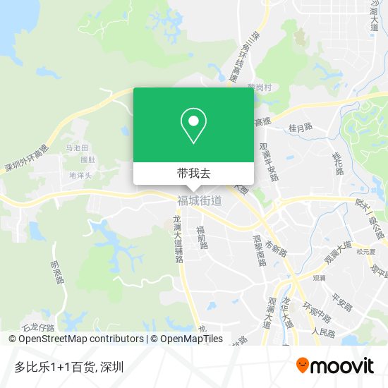 多比乐1+1百货地图
