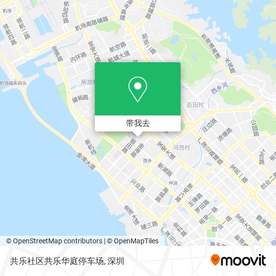 共乐社区共乐华庭停车场地图