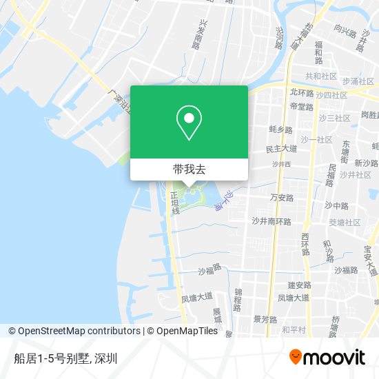 船居1-5号别墅地图