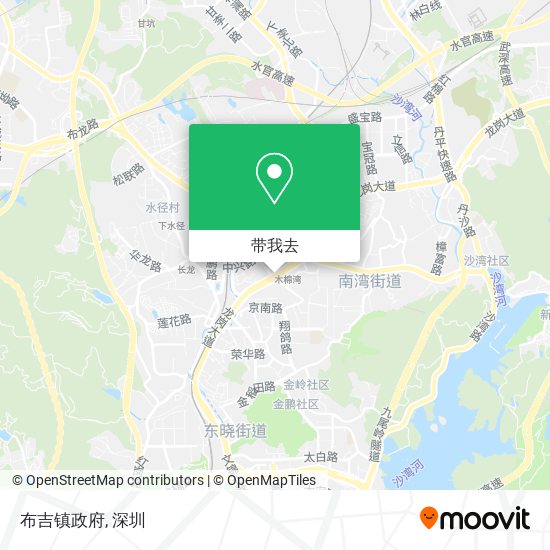 布吉镇政府地图