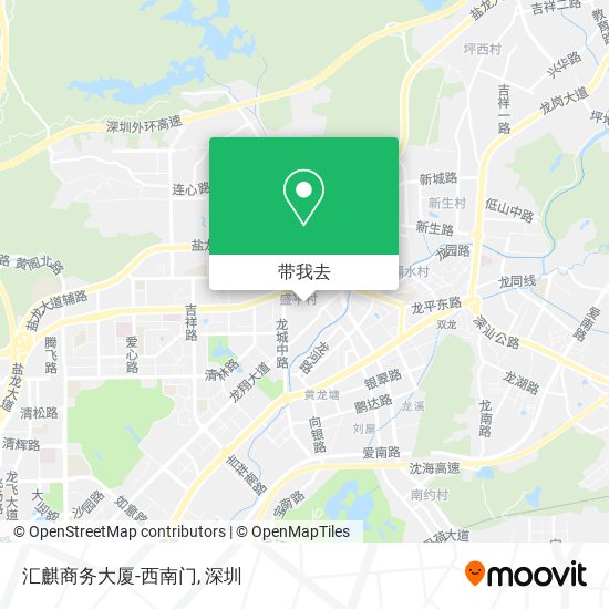 汇麒商务大厦-西南门地图
