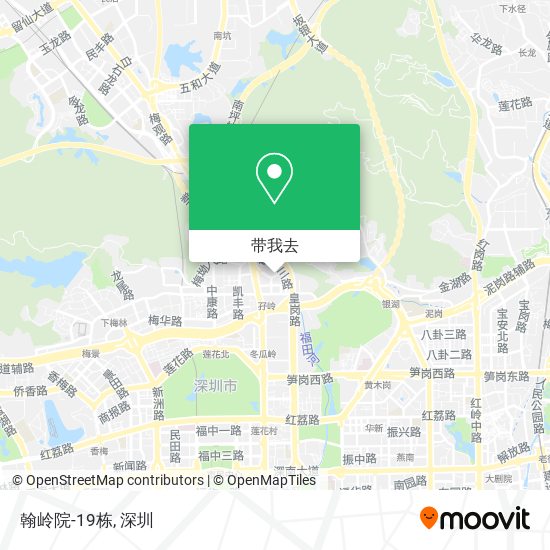 翰岭院-19栋地图