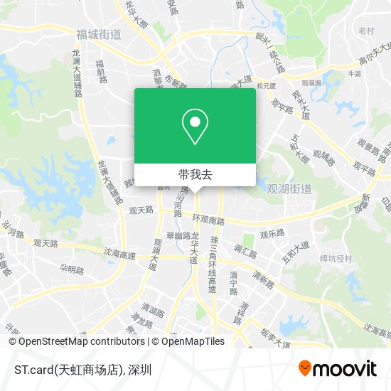 ST.card(天虹商场店)地图