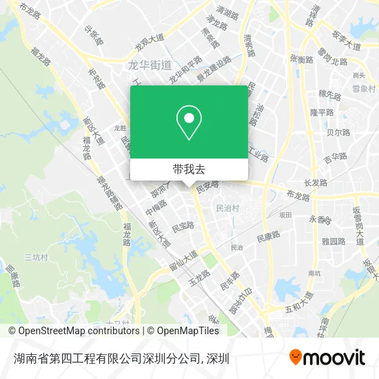 湖南省第四工程有限公司深圳分公司地图
