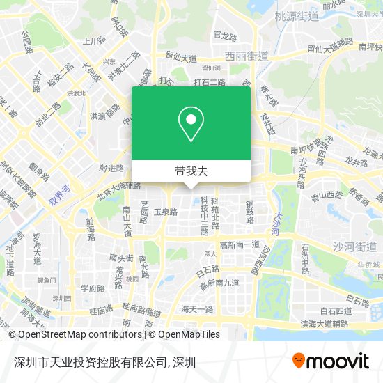 深圳市天业投资控股有限公司地图
