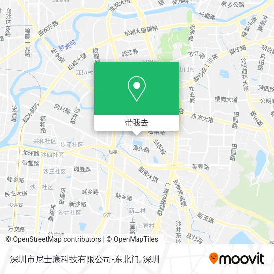 深圳市尼士康科技有限公司-东北门地图