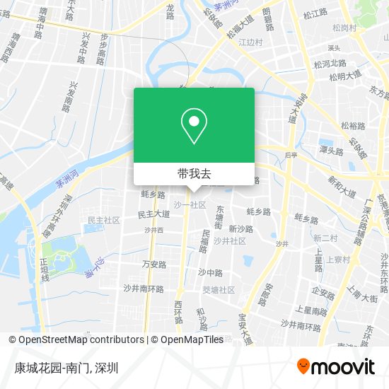 康城花园-南门地图