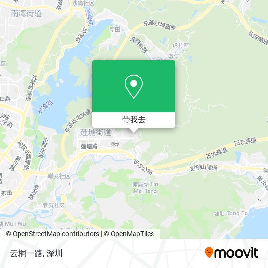 云桐一路地图