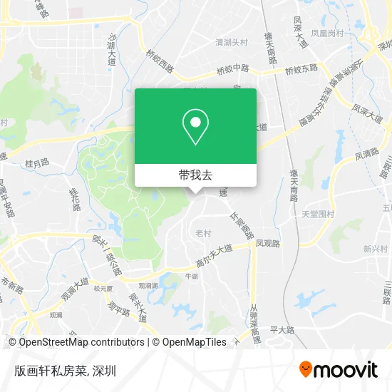 版画轩私房菜地图