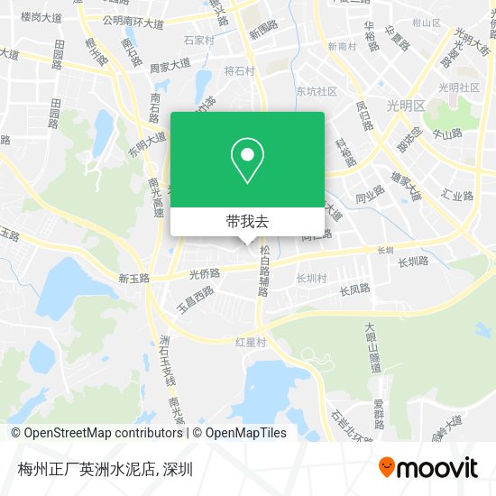 梅州正厂英洲水泥店地图