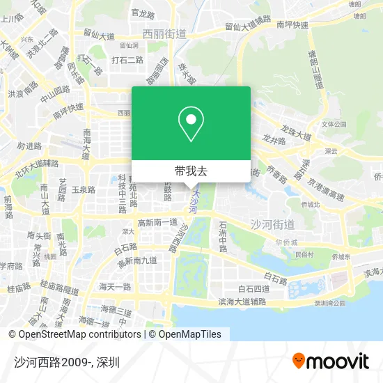 沙河西路2009-地图