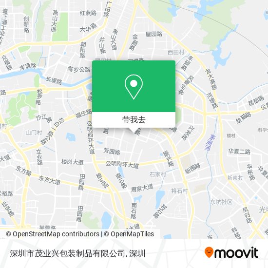 深圳市茂业兴包装制品有限公司地图