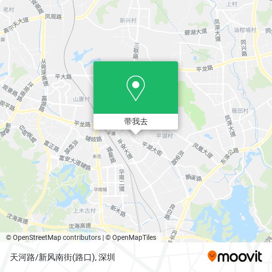 天河路/新风南街(路口)地图