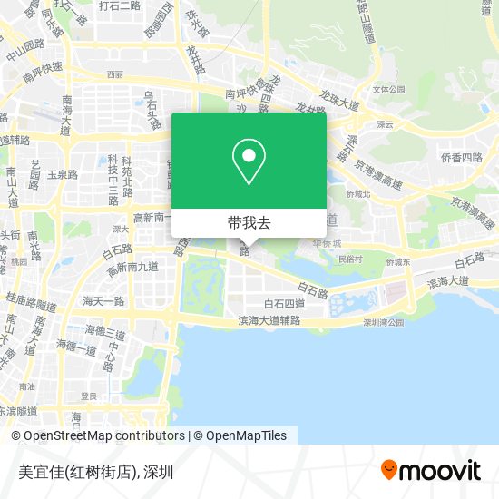 美宜佳(红树街店)地图