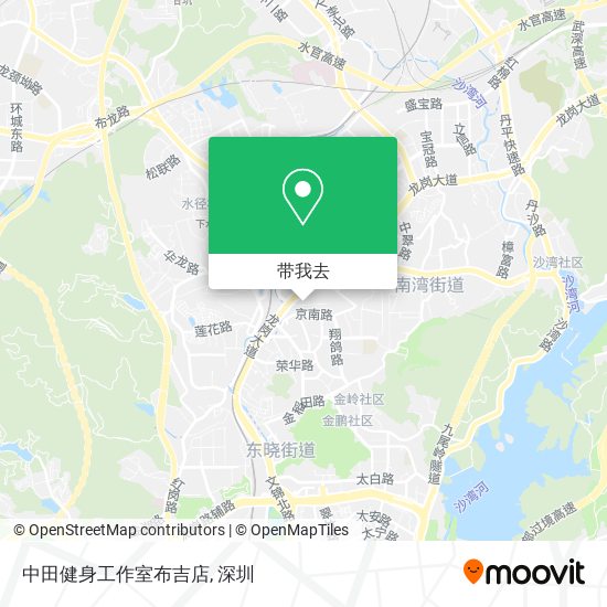 中田健身工作室布吉店地图