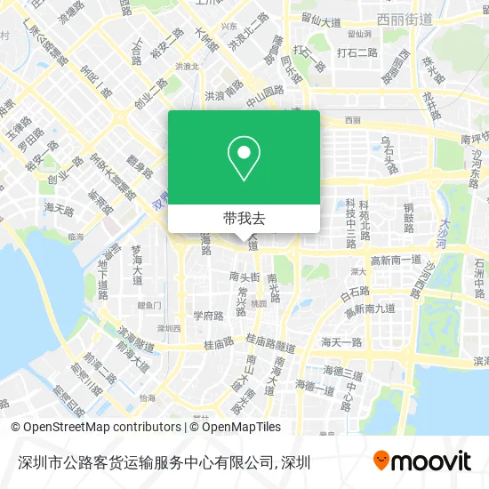 深圳市公路客货运输服务中心有限公司地图