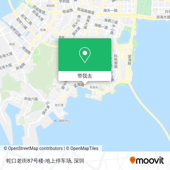 蛇口老街87号楼-地上停车场地图