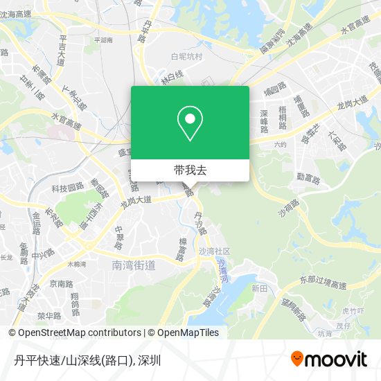 丹平快速/山深线(路口)地图