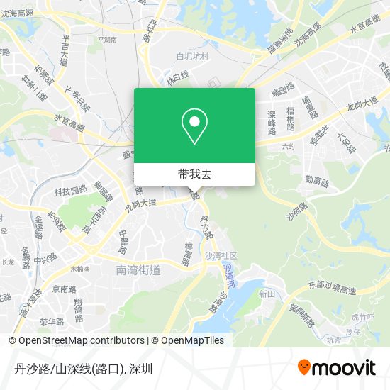 丹沙路/山深线(路口)地图