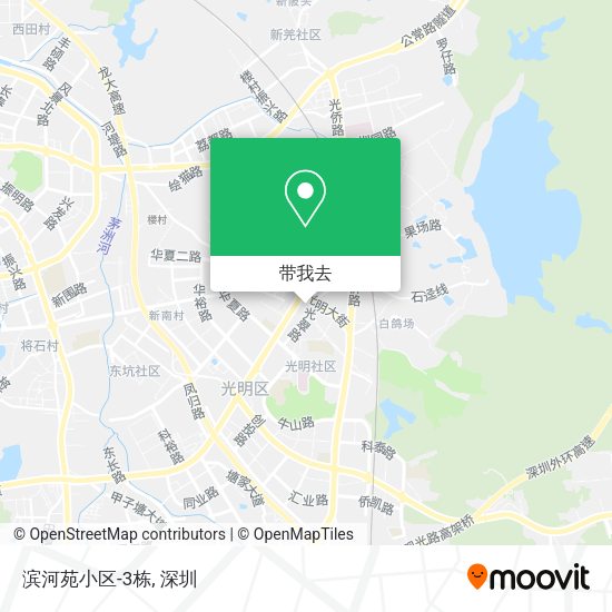 滨河苑小区-3栋地图