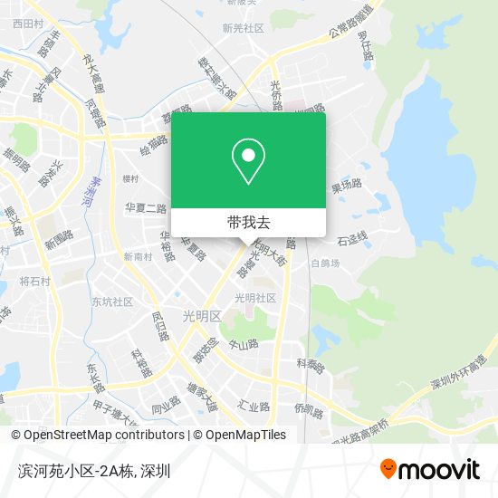 滨河苑小区-2A栋地图