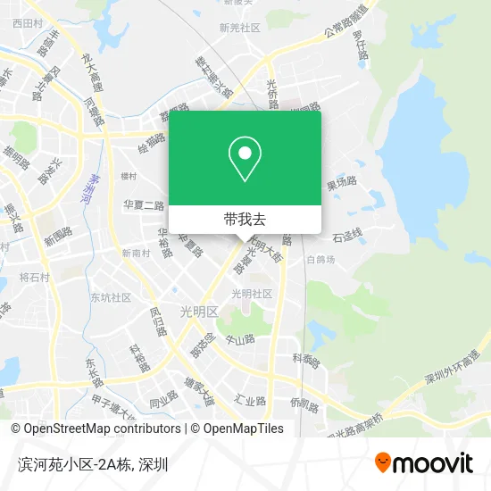 滨河苑小区-2A栋地图