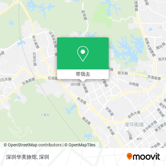 深圳华美旅馆地图