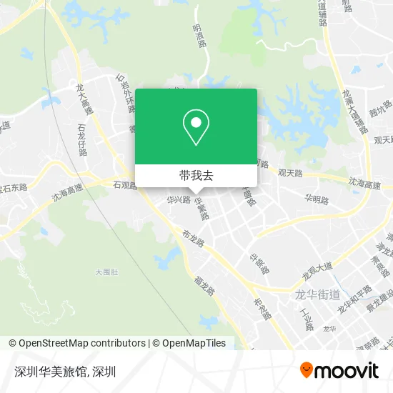 深圳华美旅馆地图