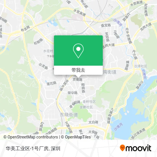 华美工业区-1号厂房地图