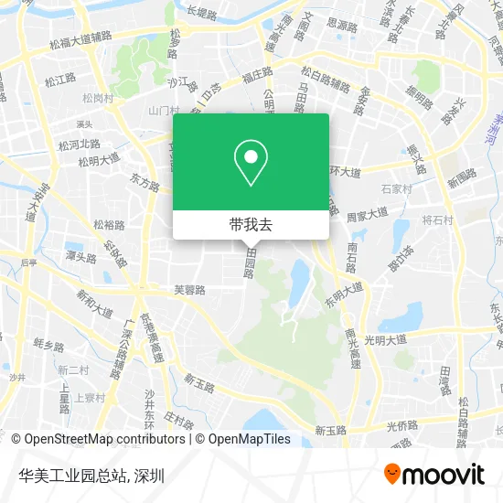 华美工业园总站地图