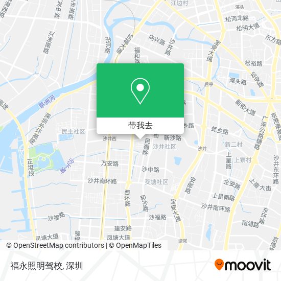福永照明驾校地图