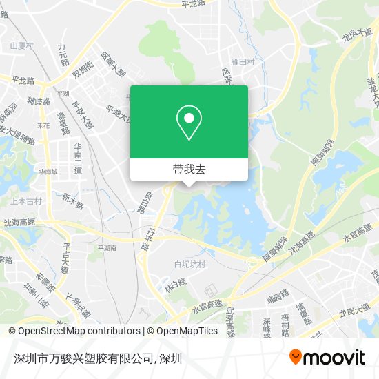 深圳市万骏兴塑胶有限公司地图