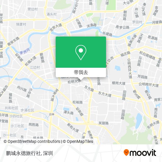 鹏城永德旅行社地图